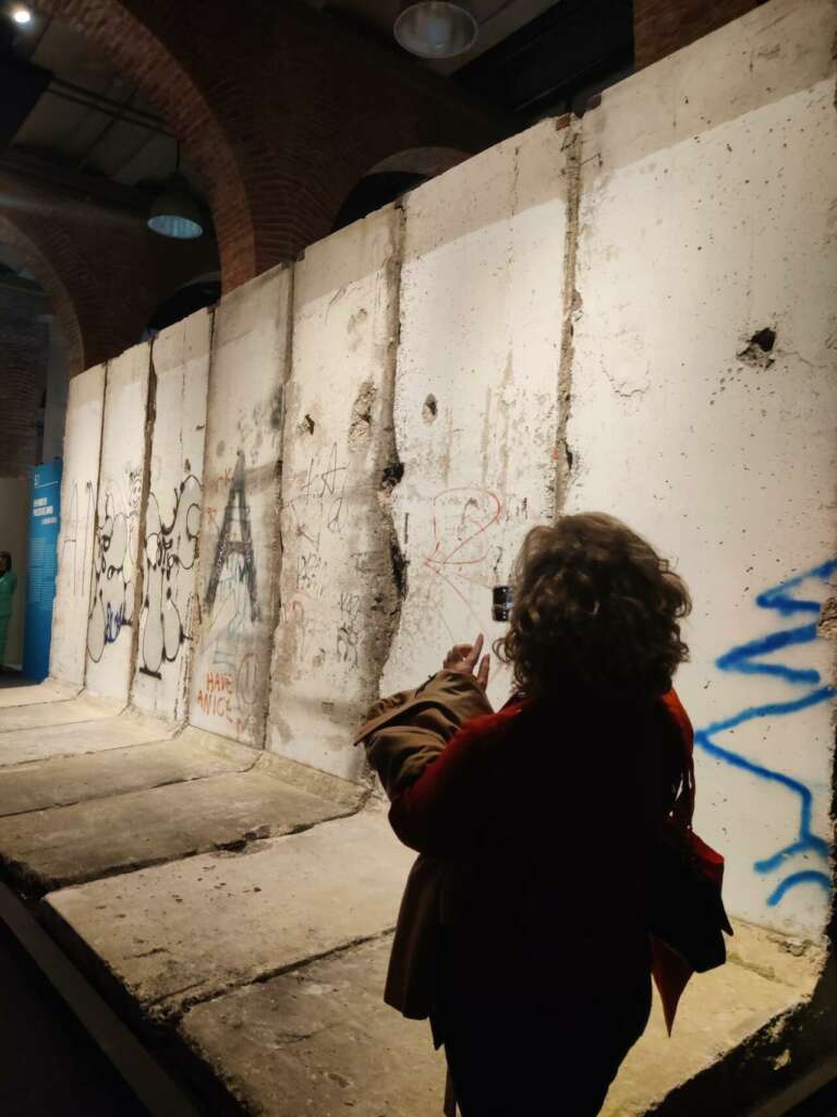 Una sección del muro de Berlín