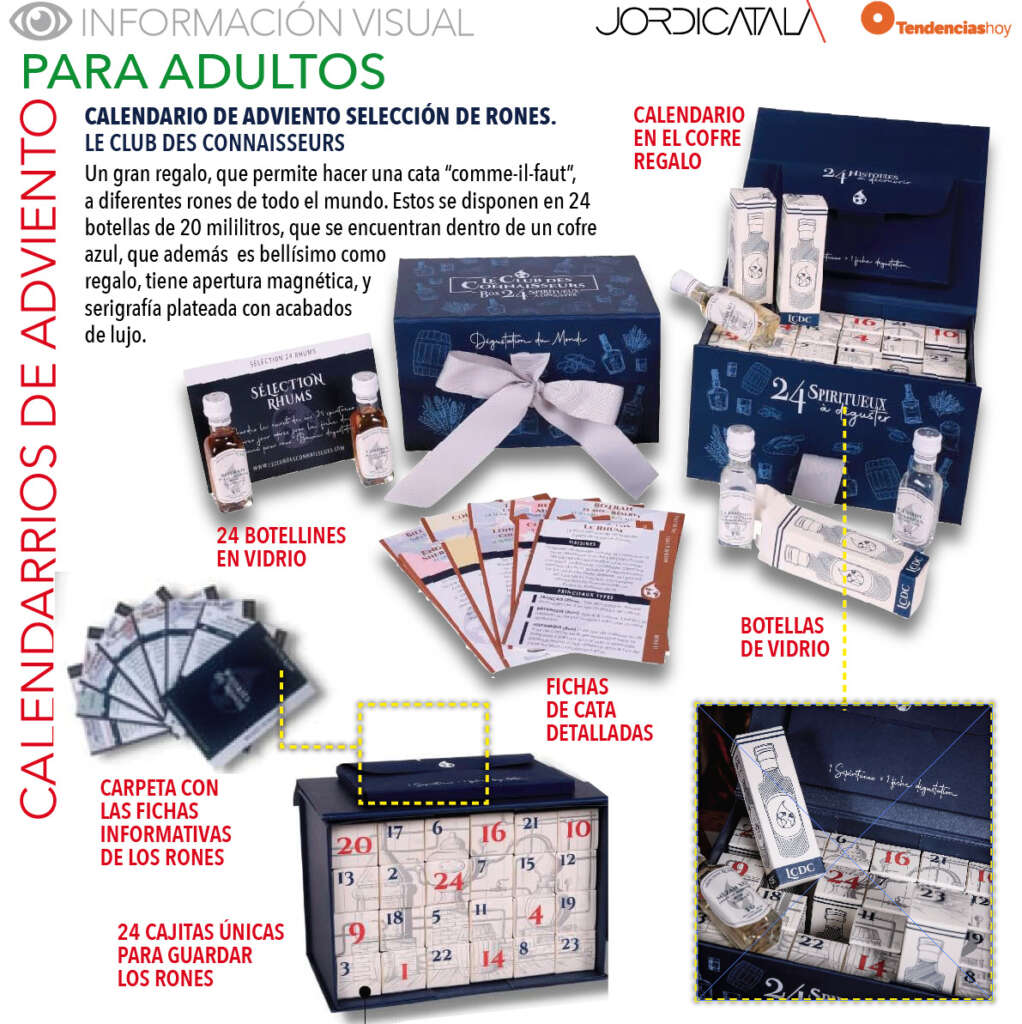 Calendario de adviento de ron