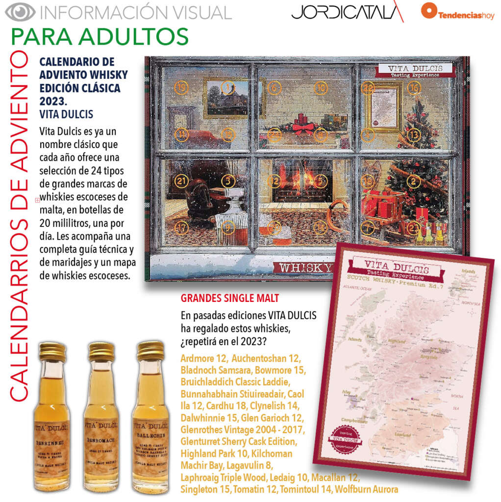 Calendario de Adviento de whisky