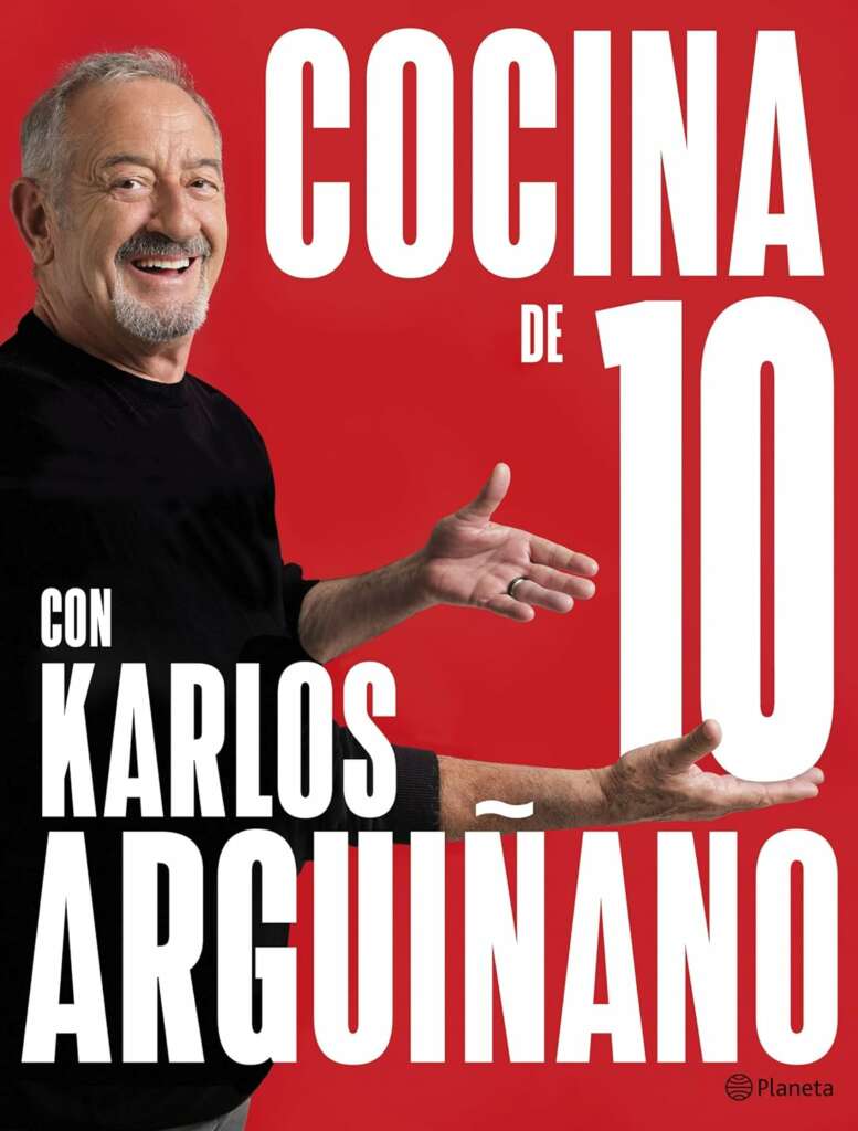 Portada libro Cocina de 10 con Karlos Arguiñano