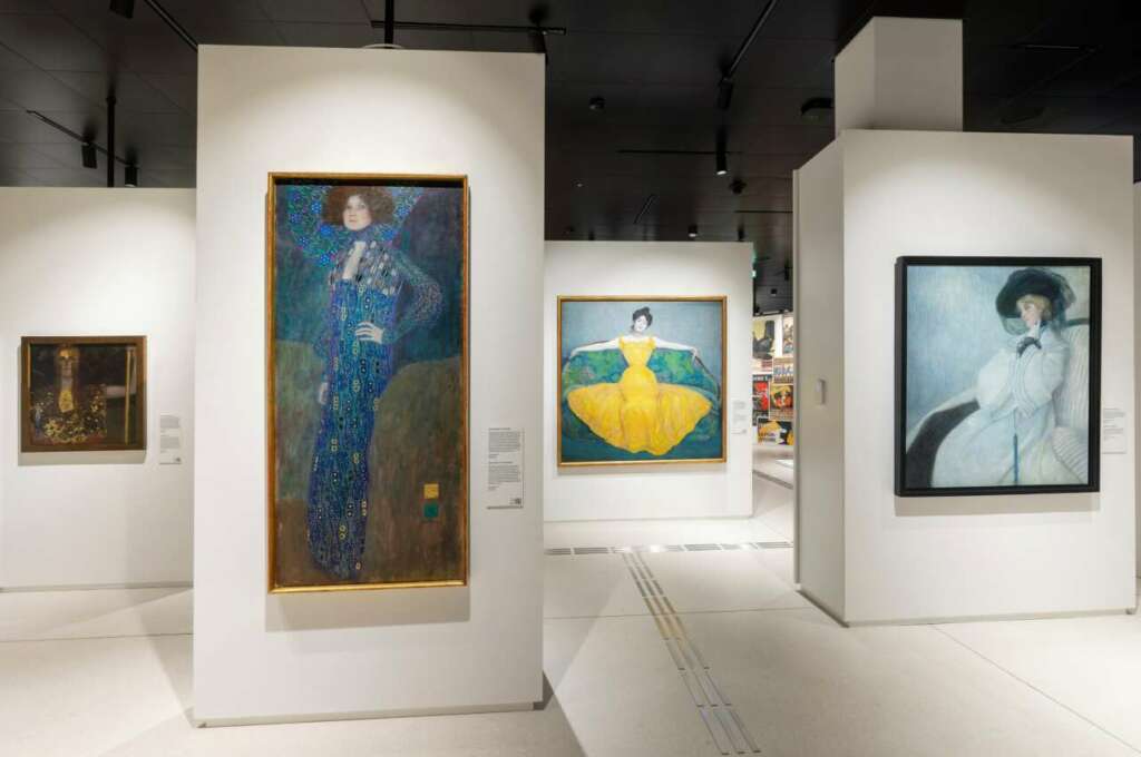 Pintura de Klimt en el Museo de Viena