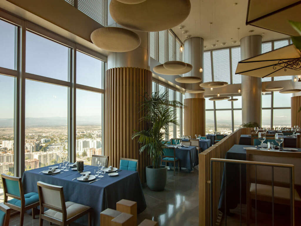 Panorámica de Madrid desde el restaurante Élkar