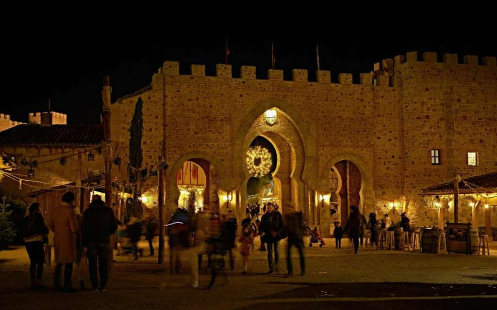 Puy de Fou decorada para Navidad