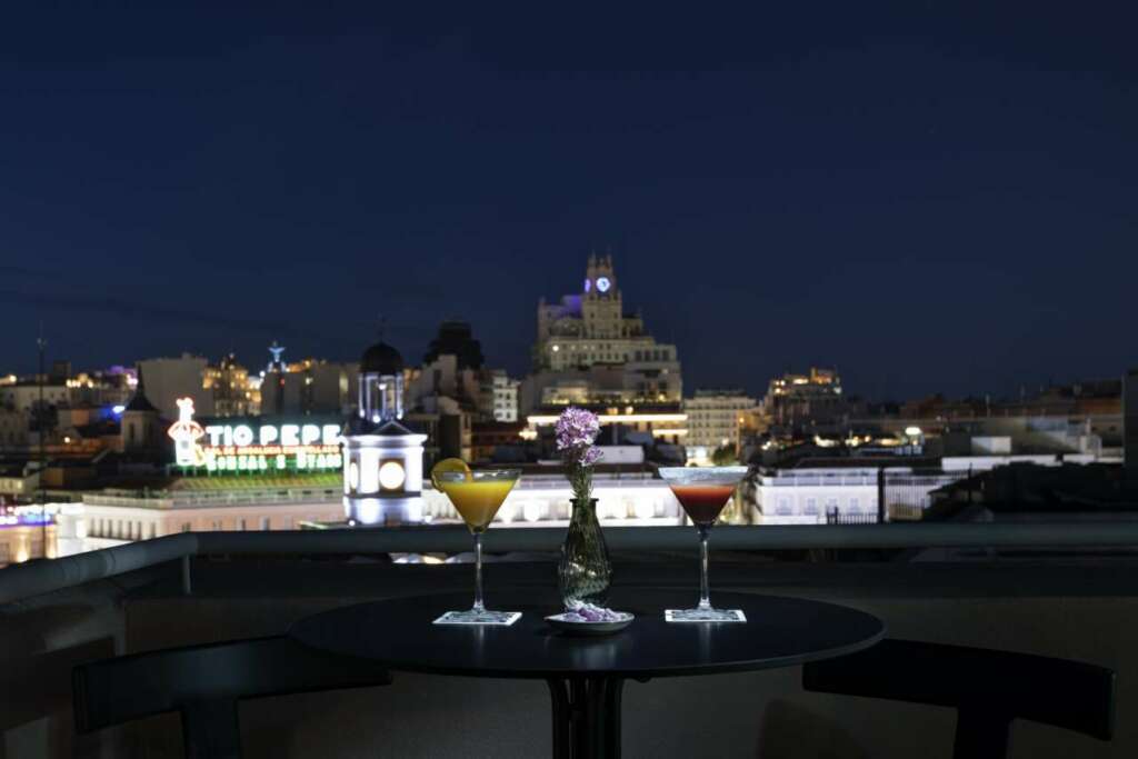 Vistas desde la terraza de UMusic Hotel Madrid