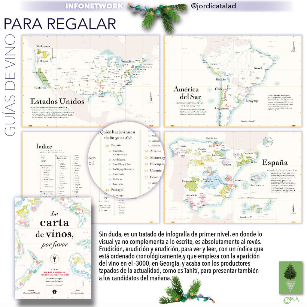 Atlas La Carta de vinos, por favor.
