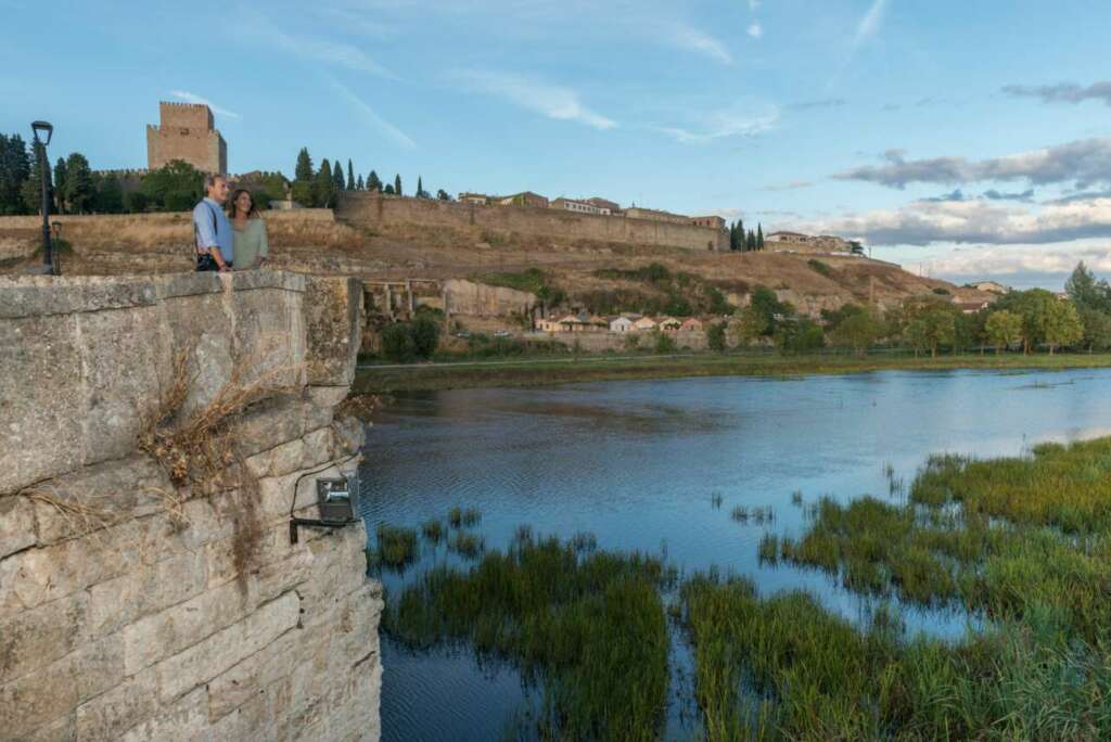 Vista de Ciudad Rodrigo desde la muralla.