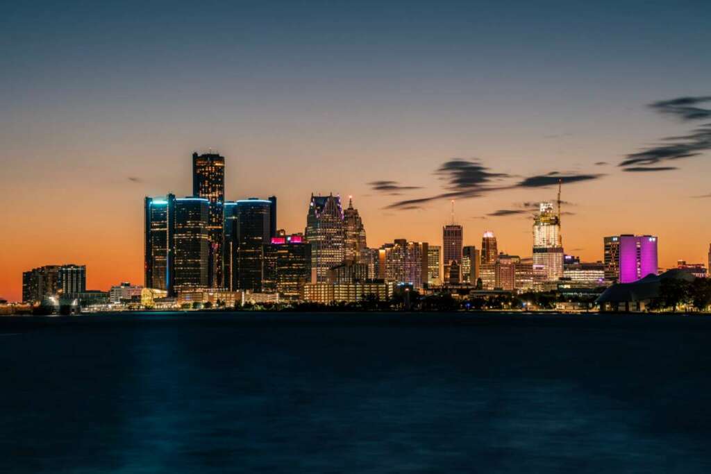 Skyline de Detroit