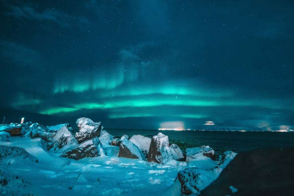 Aurora boreal en Islandia