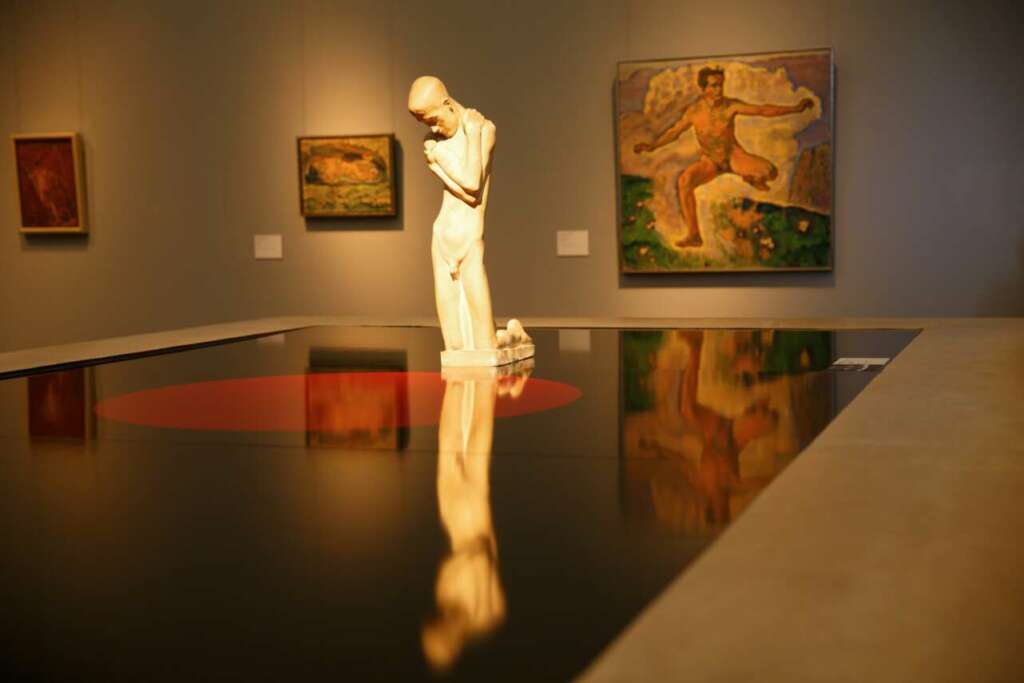 Vista de sala del museo Leopoldo de Viena