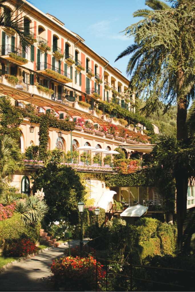 Fachada de Splendido, A Belmond Hotel, Portofino. 
