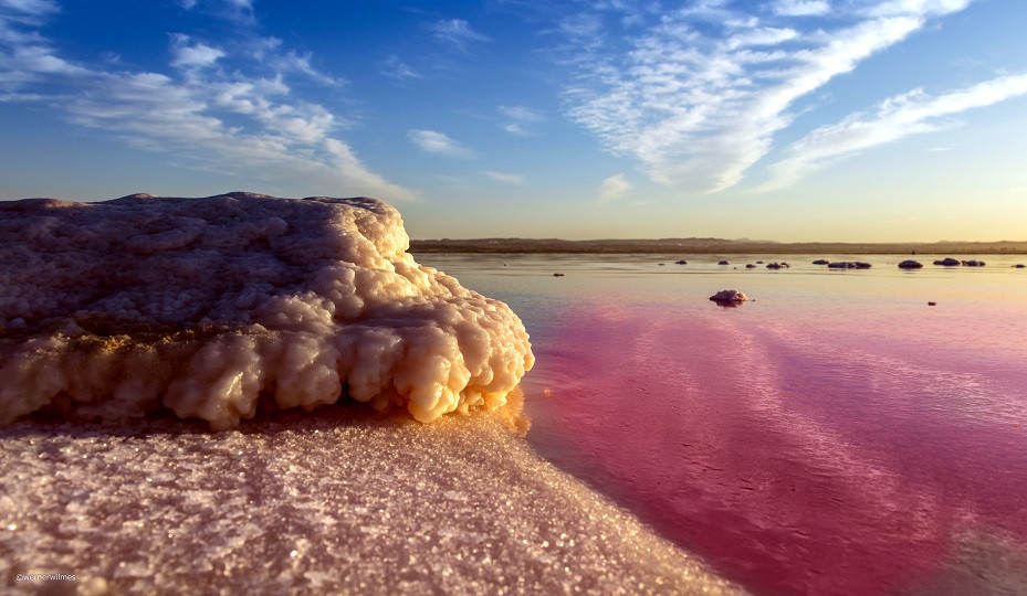 La Laguna Rosa de Torrevieja en Alicante