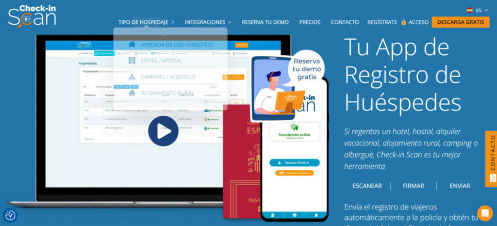 La app CheckinScan