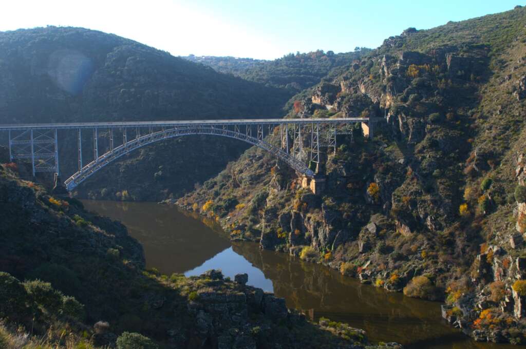 El puente de Requejo en las Arribes del Duero