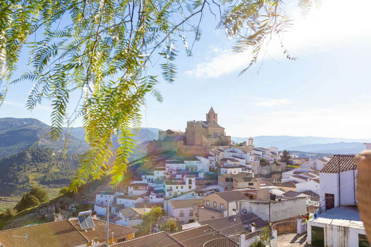 Vistas del Castillo de Iznájar