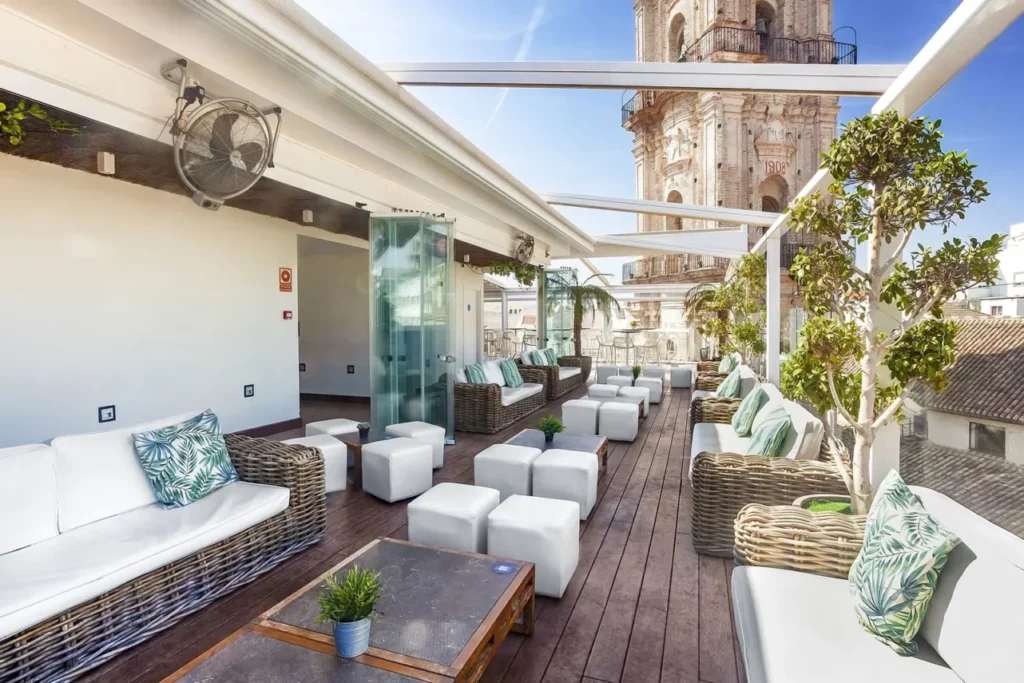 La terraza de San Juan en Málaga