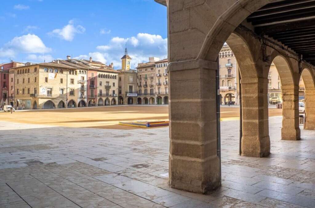 El pueblo de Vic cerca de Barcelona
