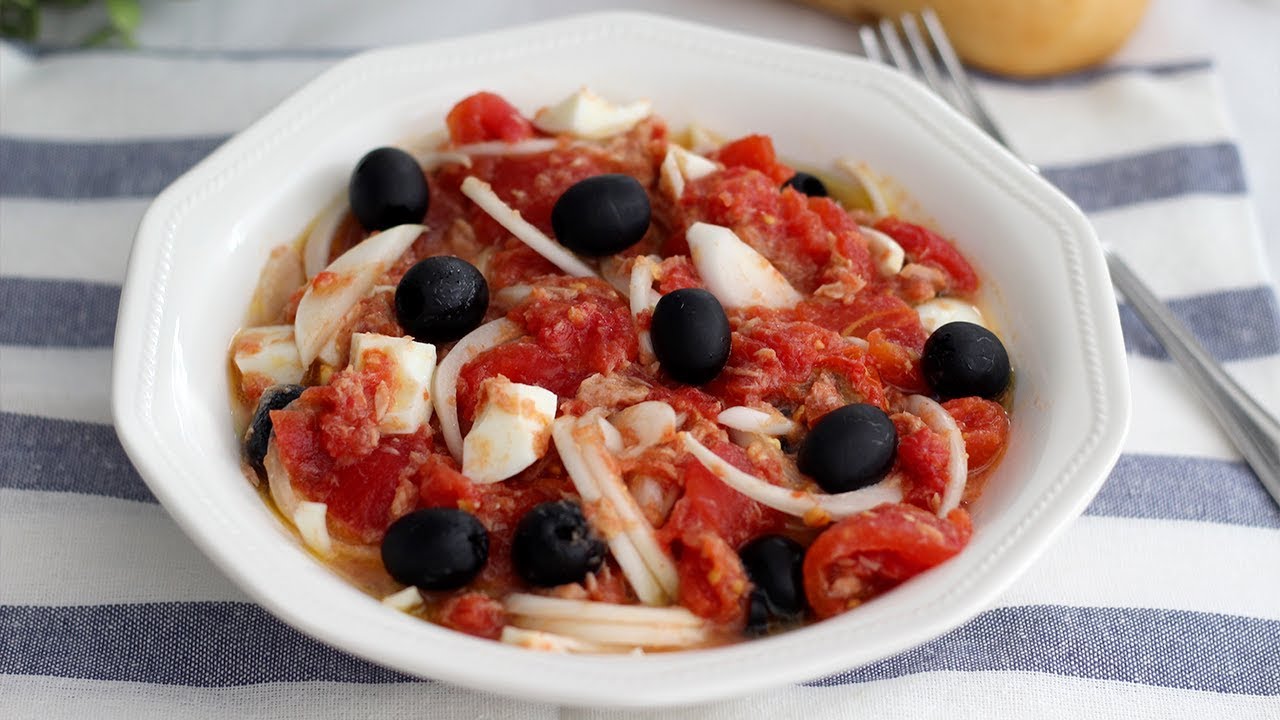 Un plato de ensalada murciana