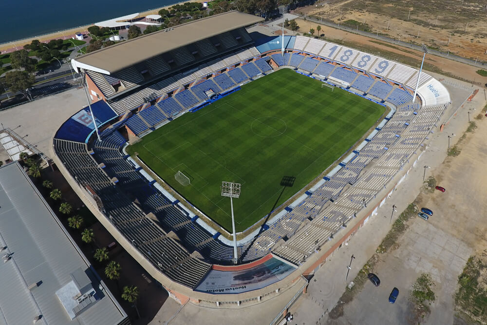 El estadio Nuevo Colombino del Recreativo de Huelva