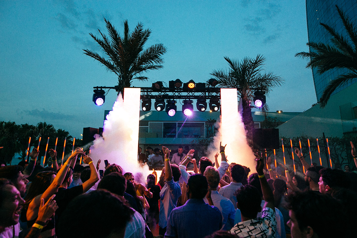 La fiesta del WDSS en su punto cumbre. Foto: Hotel W
