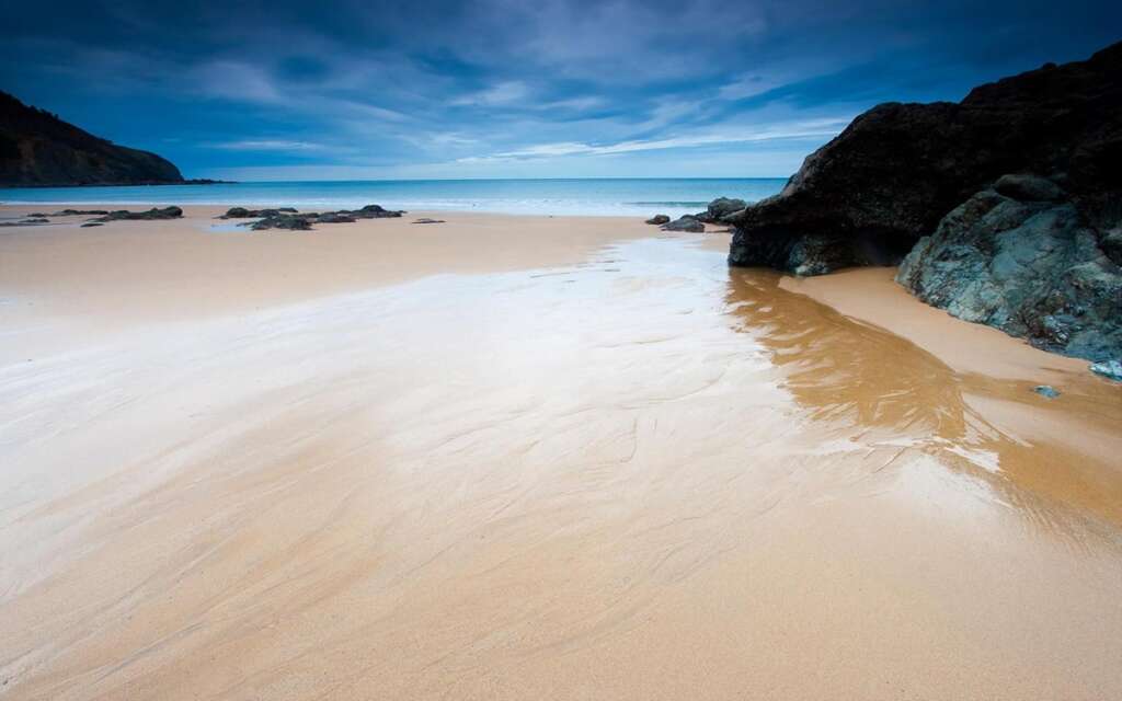 La playa de Bakio, una de las mejores playas de Bizkaia