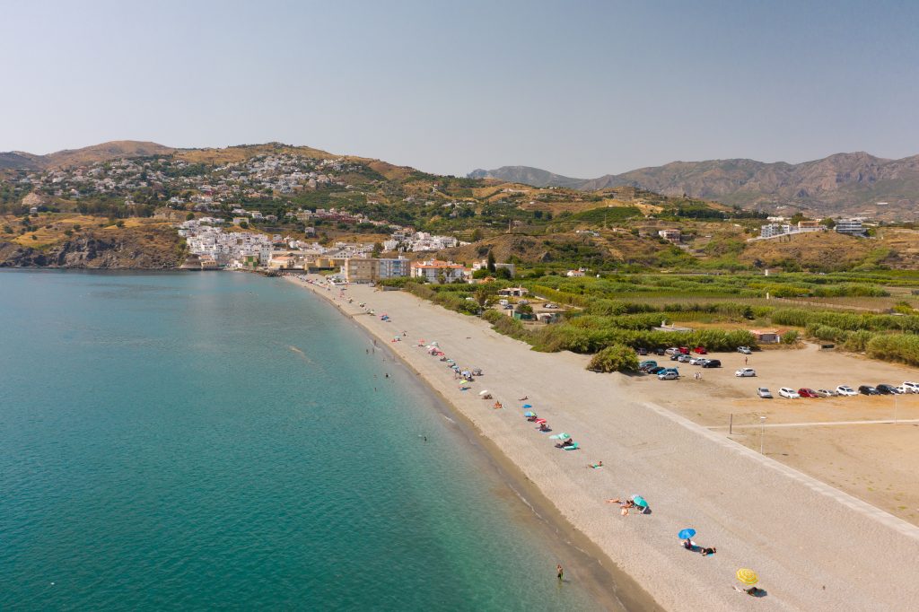 La Playa de Salobeña en Granada