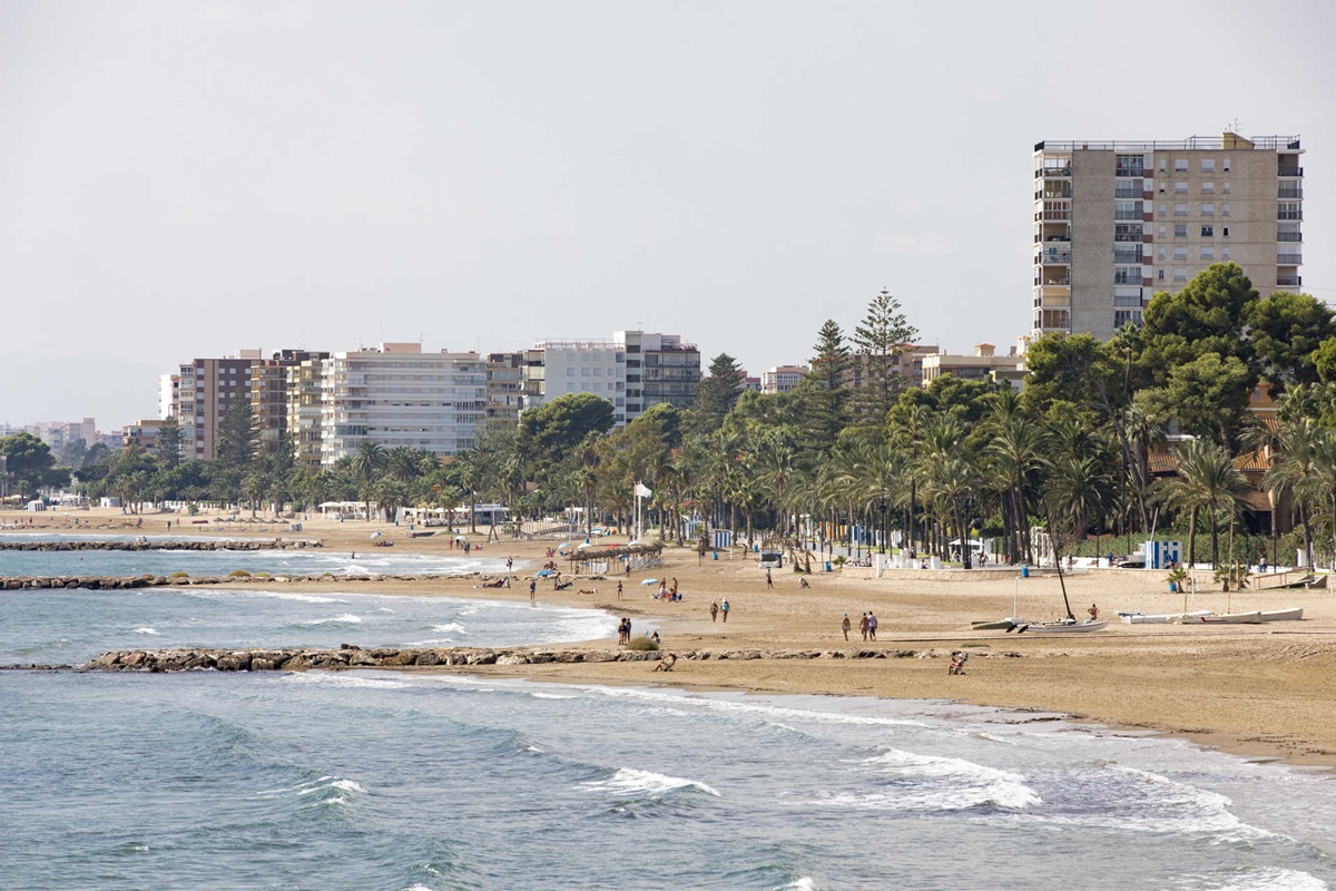 La Playa de Voramar en Benicassim