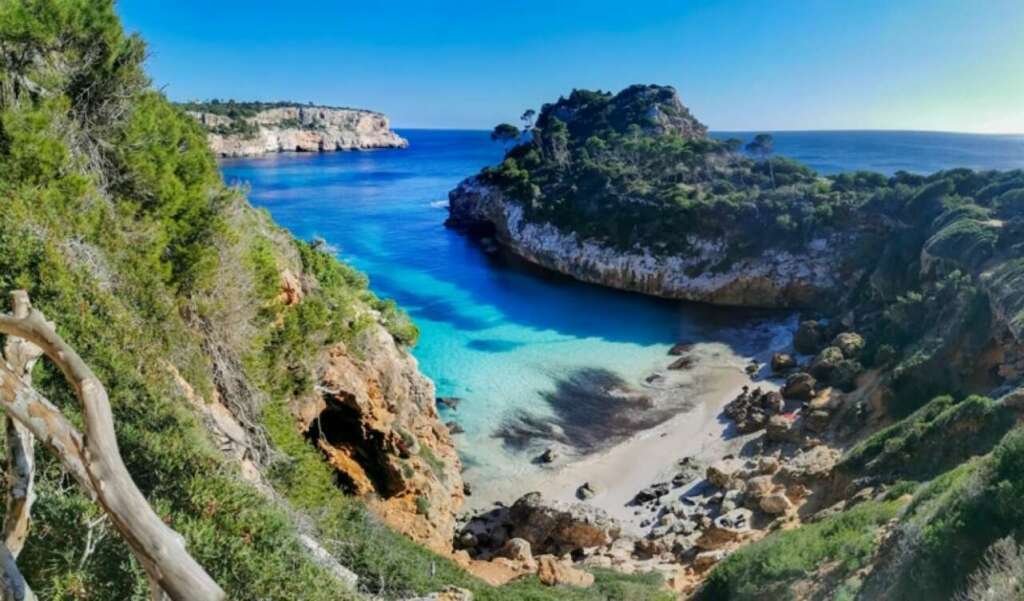 Los senderos de la Caló des Moro en Mallorca