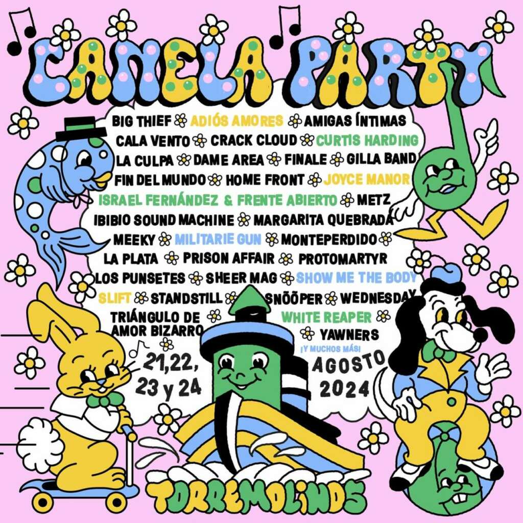 El cartel del Canela Party 2024
