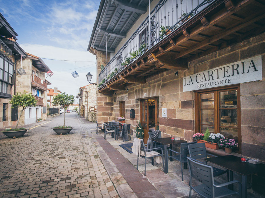 El restaurante La Carteria en Cartes