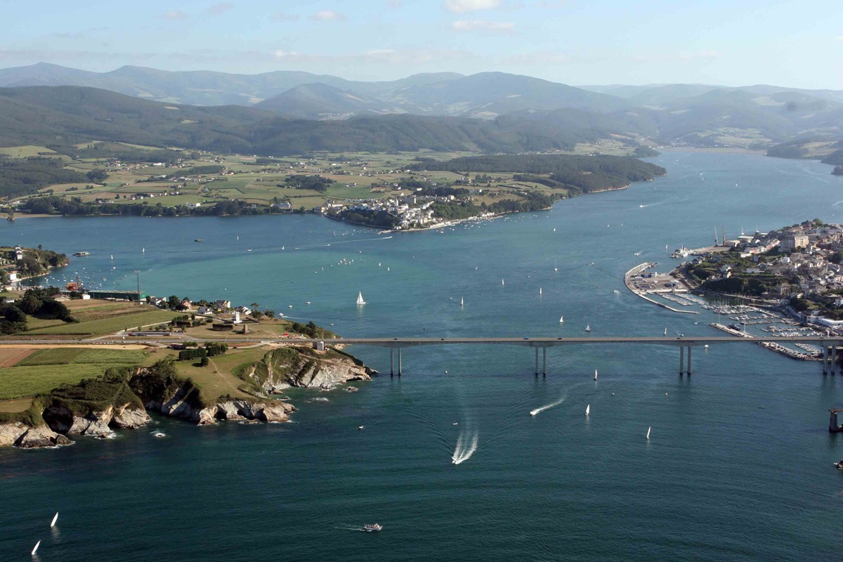 La ría Eo en Asturias