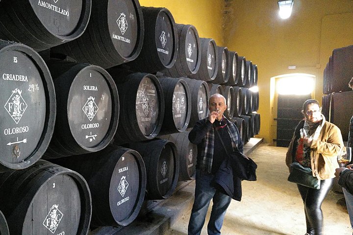 Uno de los tour de catas de vinos en Jerez