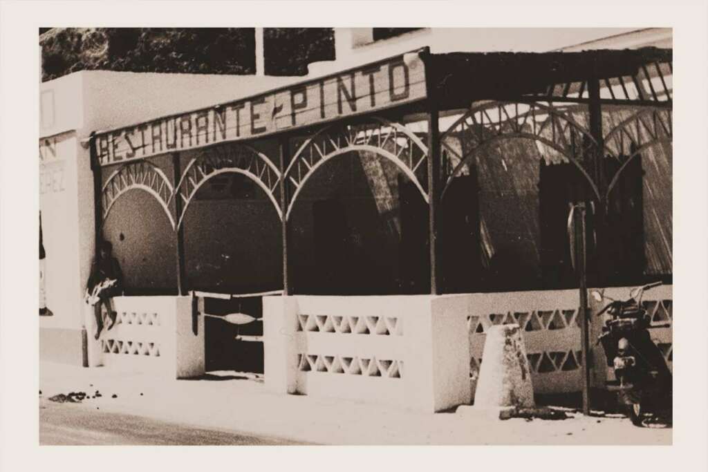 El antiguo restaurante Venta Pinto en sus comienzos