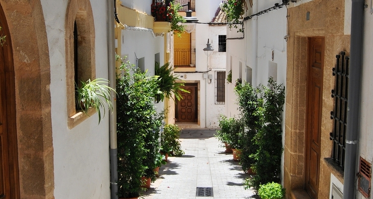 El casco antiguo de Jávea