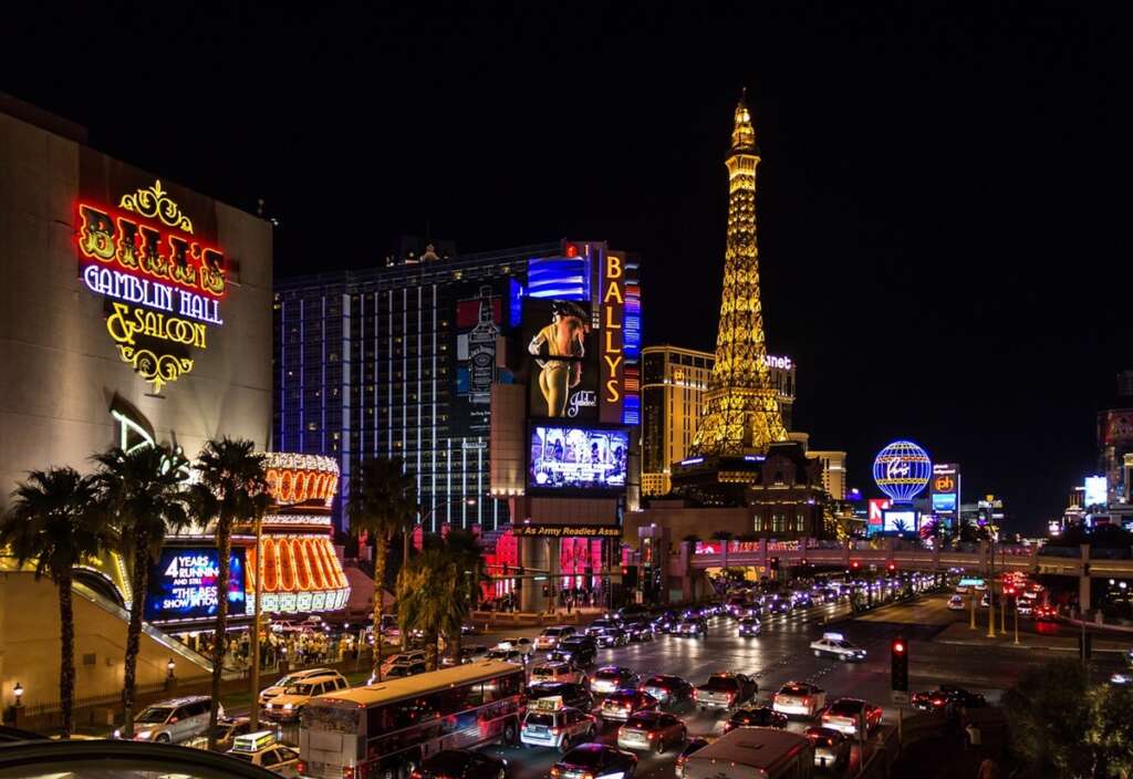 La ciudad de Las vegas en EEUU