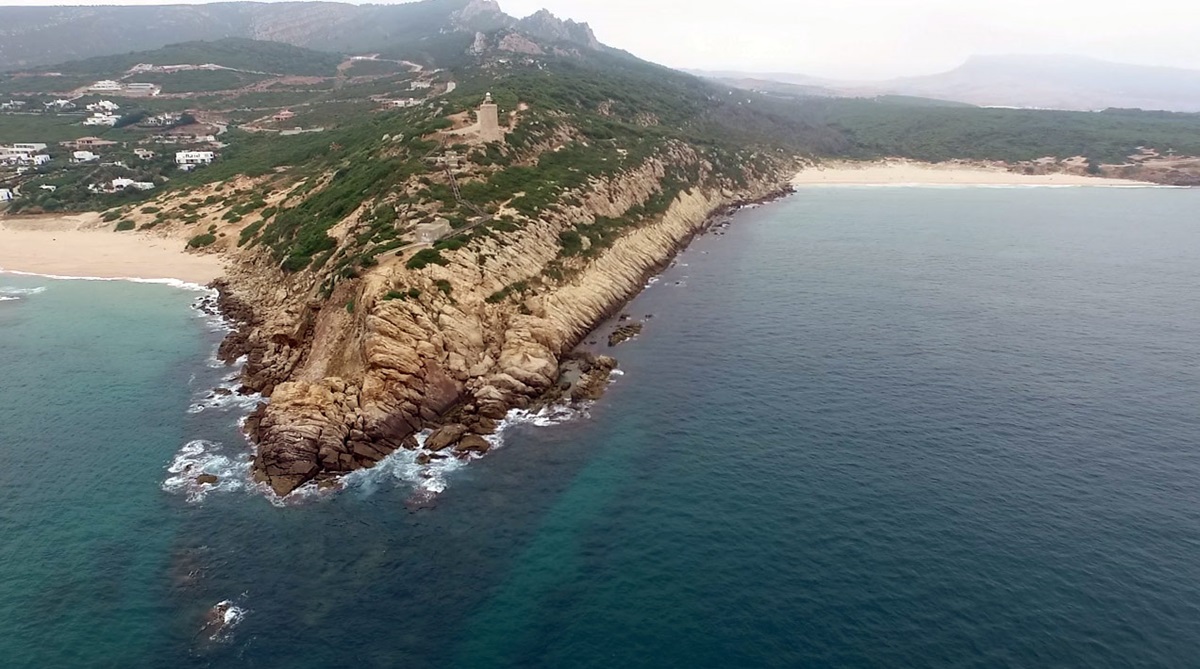 La playa de El Cañuelo en Cádiz