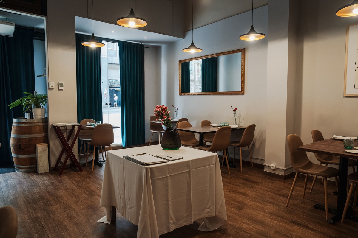 La sala tiene una capacidad de hasta 24 comensales