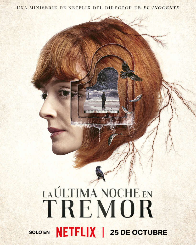 Cartel de 'La última noche en Tremor', la miniserie basada en el bestseller de Mikel Santiago y que se estrenará el próximo 25 de octubre. 