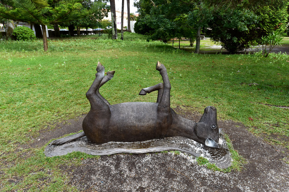 El burro de la leyenda de la isla de La Toja