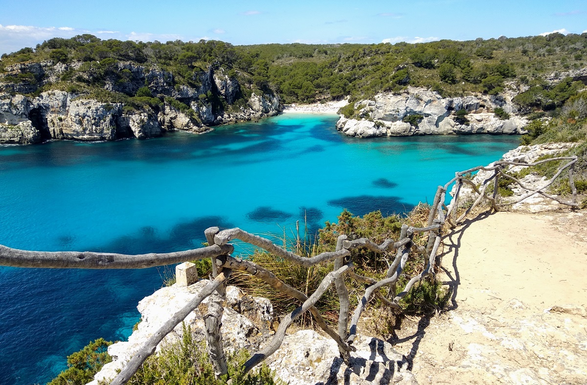 La Cala Macarella en Menorca