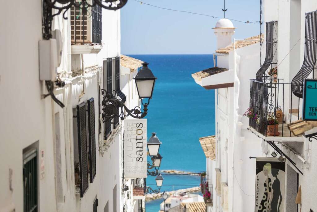 El casco urbano de Altea