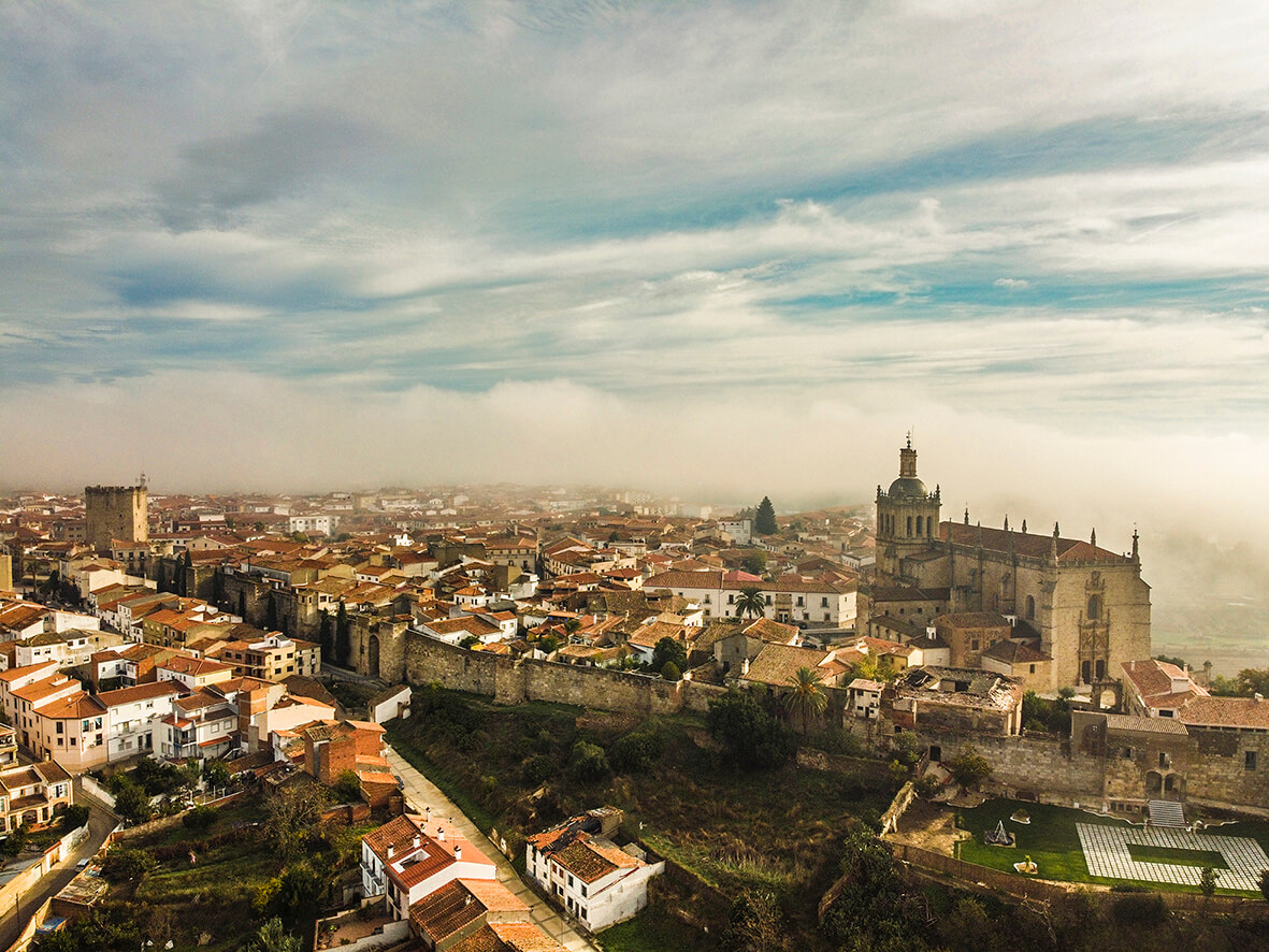 El pueblo de Coria en Cáceres