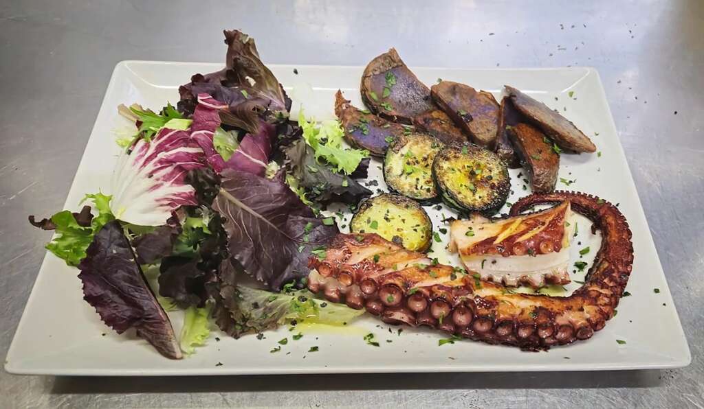 Uno de los platos del restaurante Bajamarea en Valencia