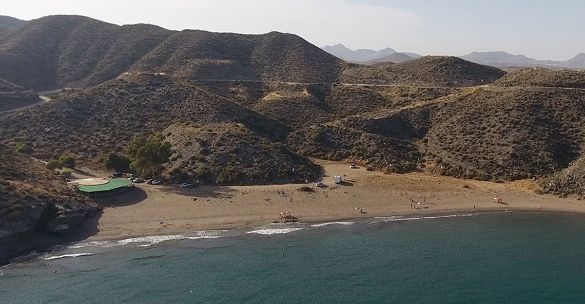 La playa de Calnegre en Lorca