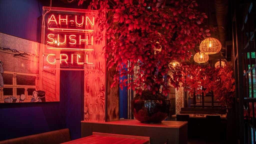 El restaurante japonés Ah Un en Barcelona