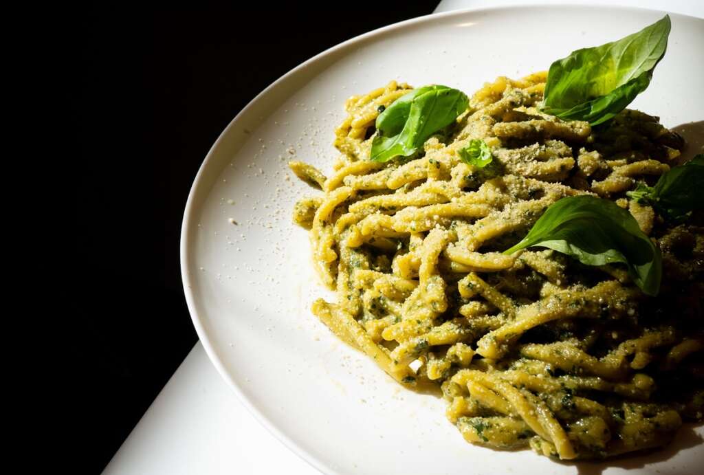 Trofie al pesto, plato de Liguria que llega a Barcelona