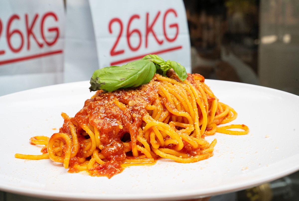 El clásico spaghetti al pomodoro