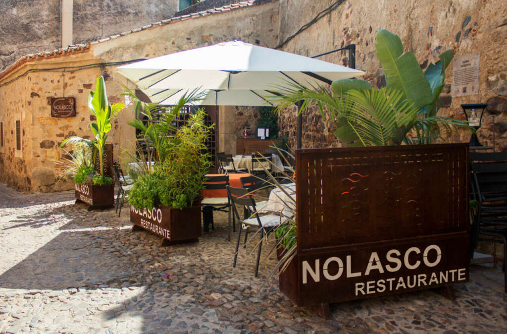 El restaurante Nolasco en Cáceres