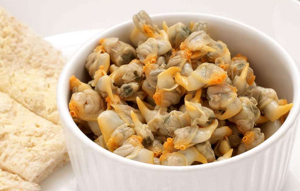 Tapa de berberechos al vapor