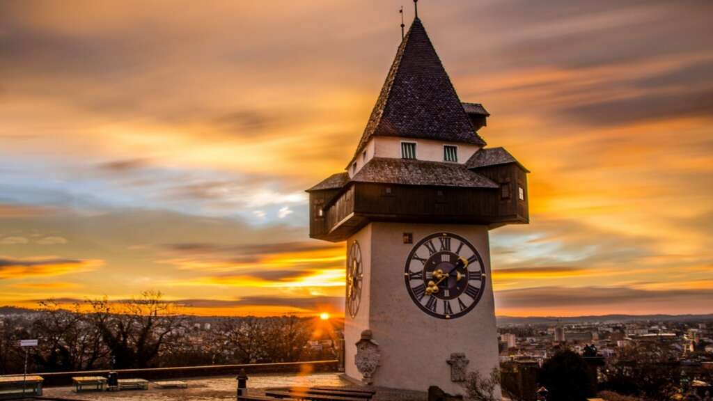El Campanario de la Torre del Reloj de Graz