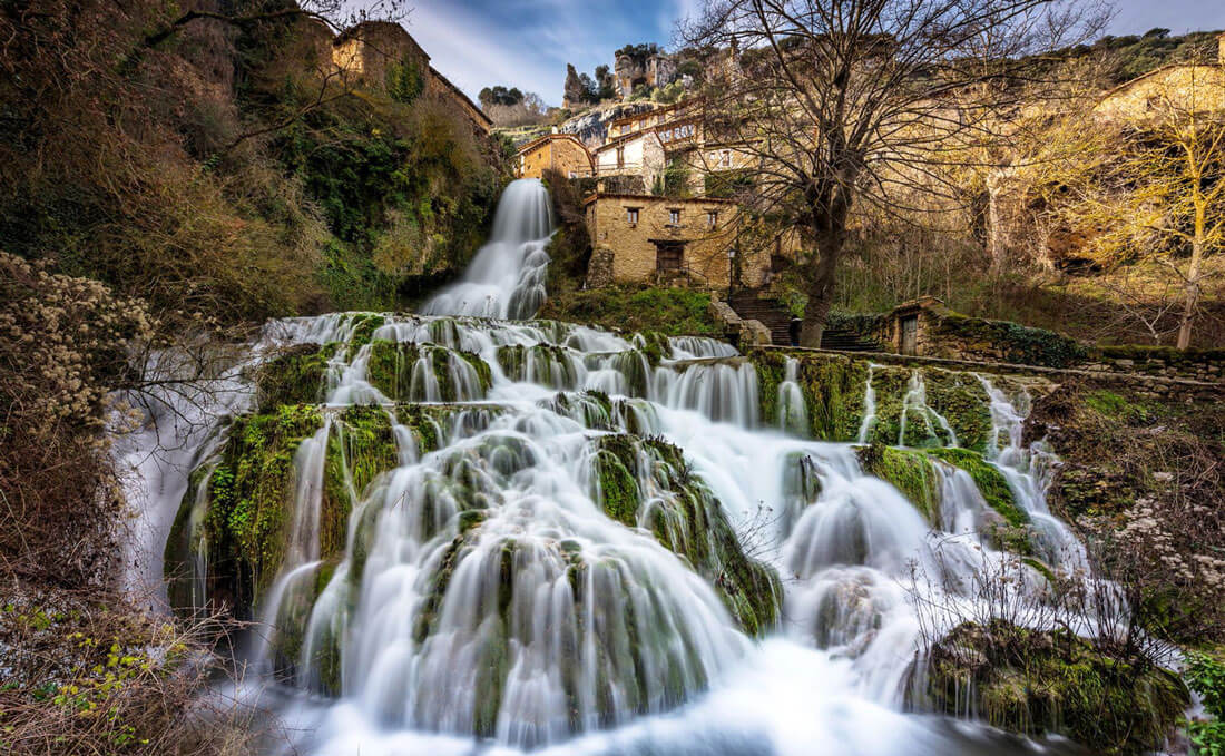 La cascada de Orbaneja del Castillo